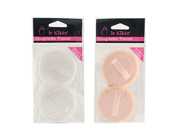 Spugna cipria tonda 2 pezzi lk20010