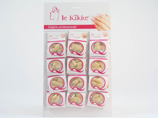 Unghie naturali cartella 12 pezzi lk30014