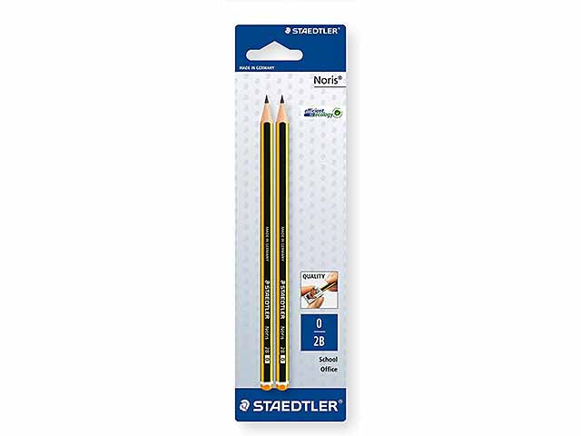 Matita noris 2 pezzi 02b 120-0 bk2d