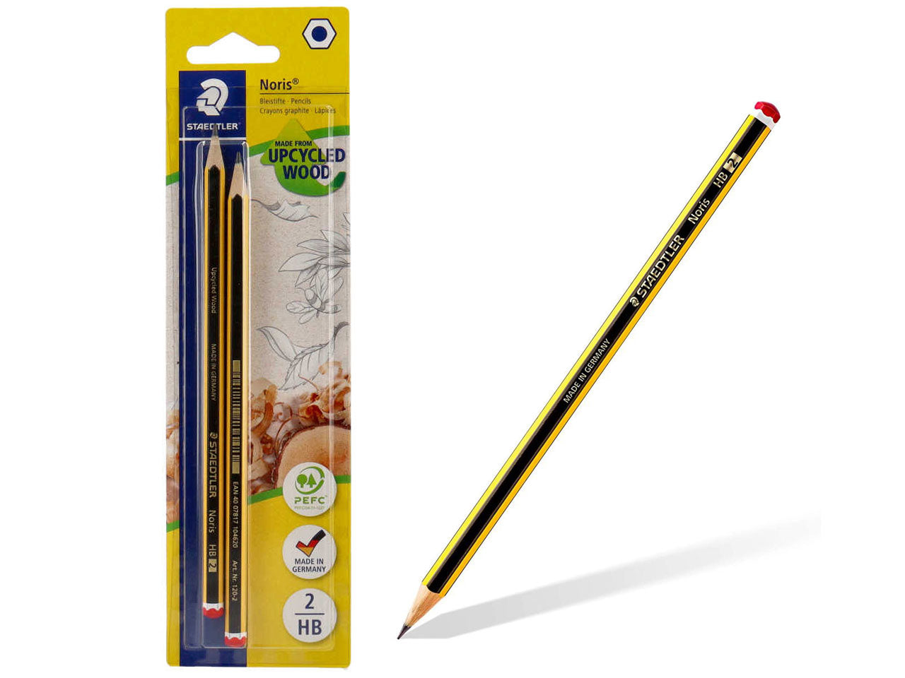 Matita noris 2 pezzi 2hb 120-2 bk2d