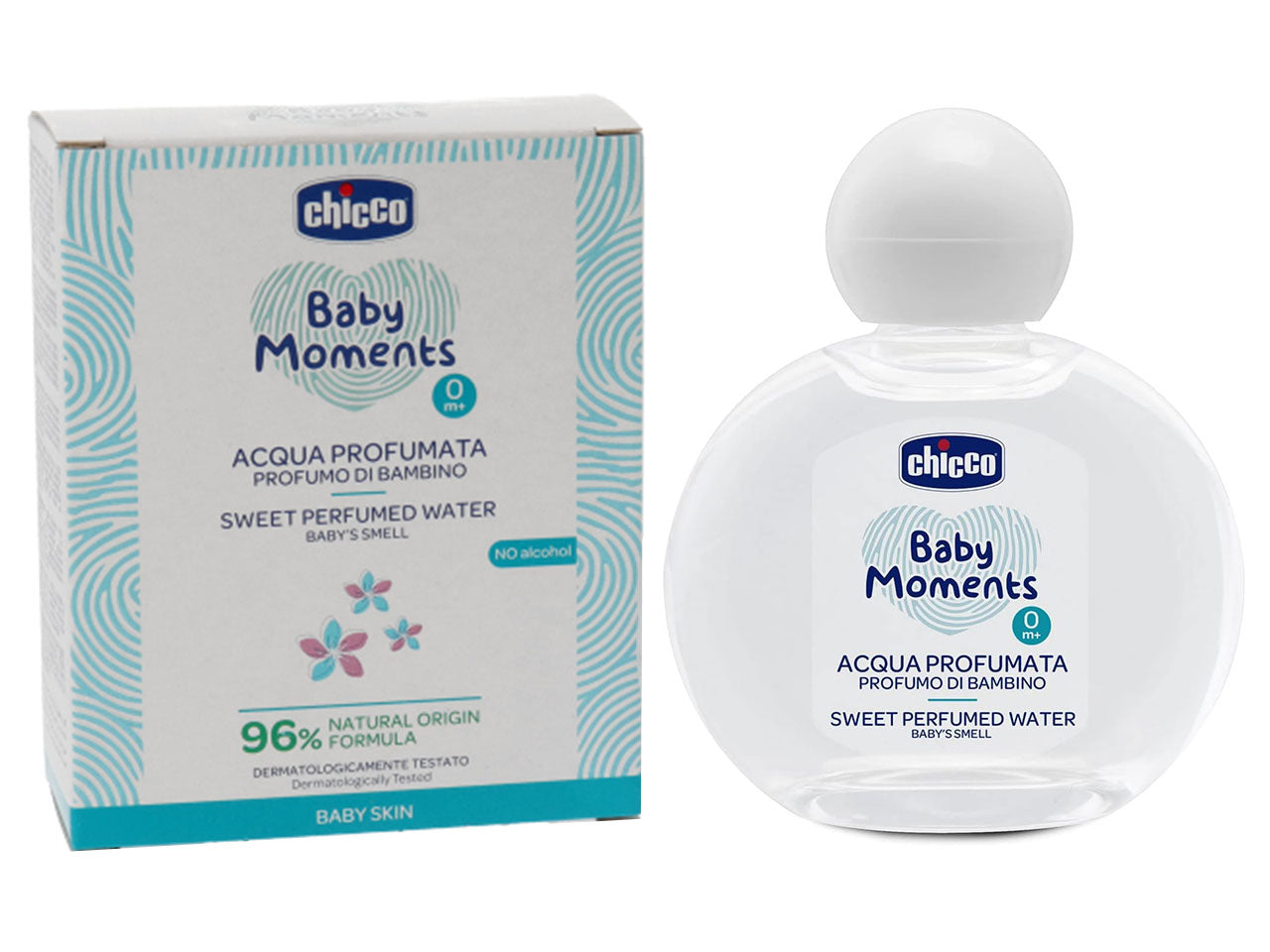 Chicco Acqua profumata profumo di bambino 100ml Baby Moments