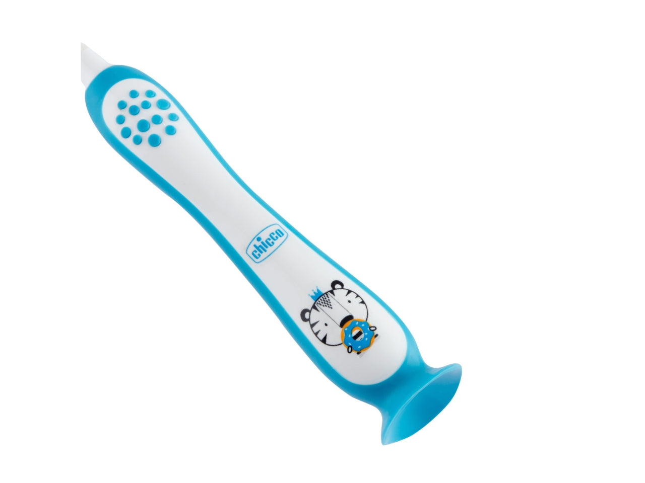Spazzolino Hippo Oral Care Chicco con setole ultra sottili e impugnatura ergonomica azzurro, 3-6 anni