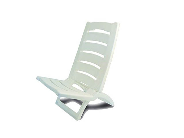 Sedia da mare bianco