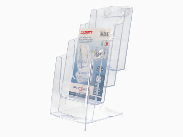 Portadepliant formato 9,9x21cm 4 tasche