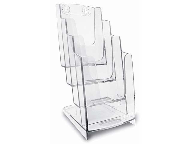 Portadepliant formato 9,9x21cm 4 tasche