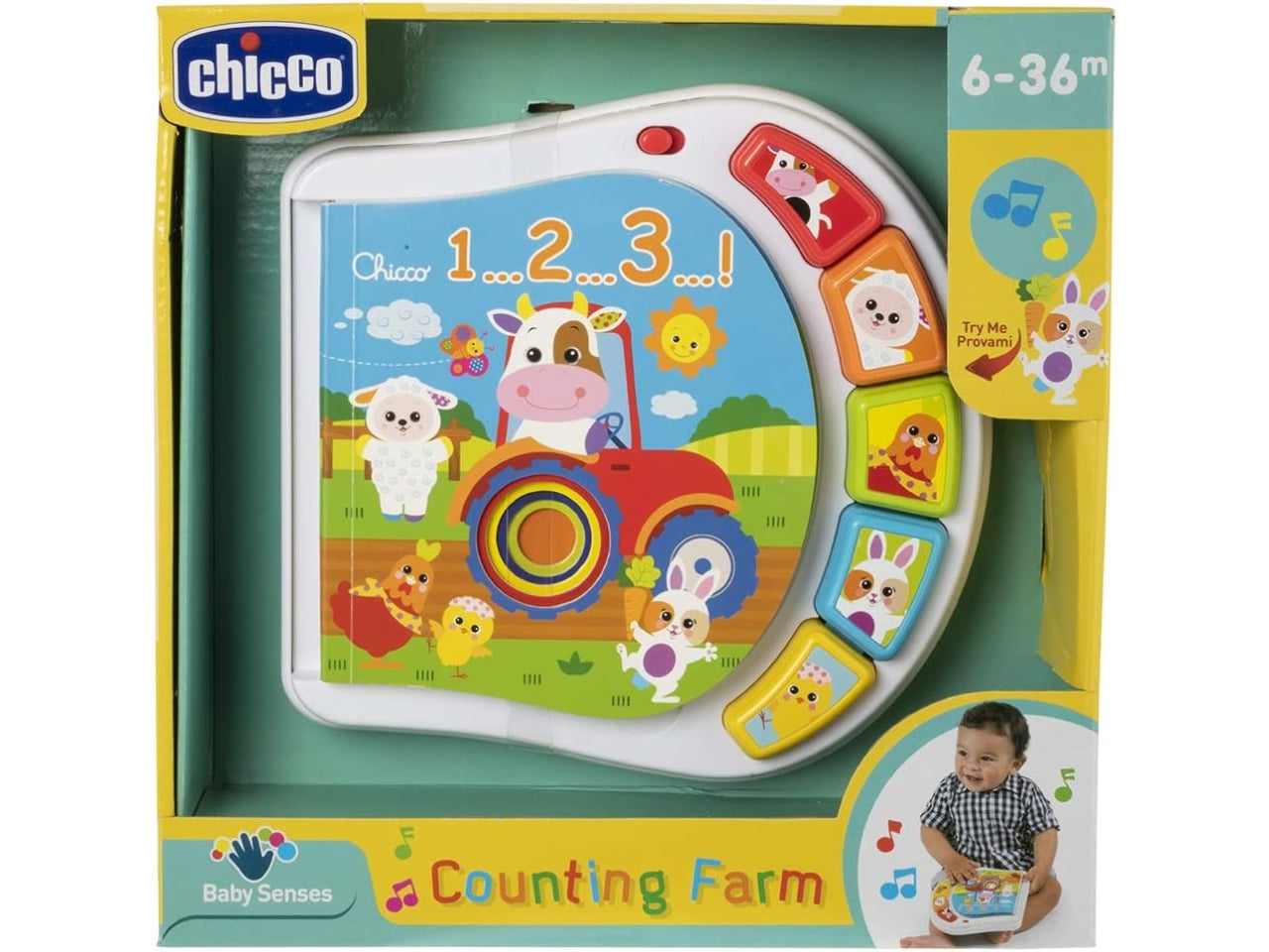 Chicco gioco bs libro fattoria dei numeri