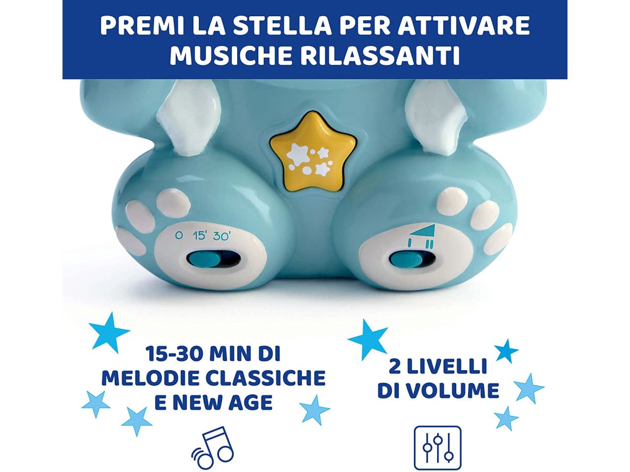 Chicco gioco rainbow bear blue