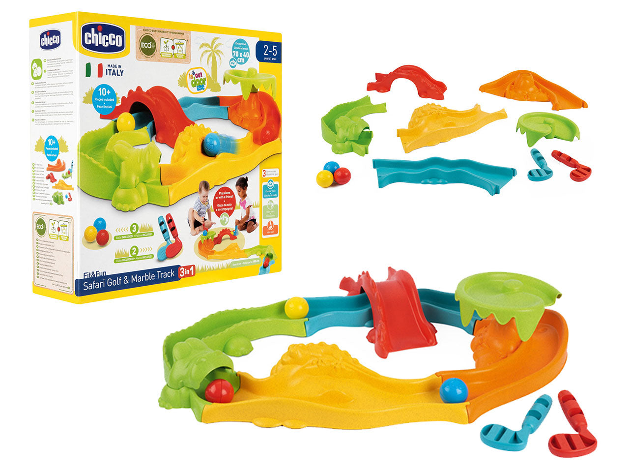 Chicco Mini Golf Safari Pista delle Biglie 3in1