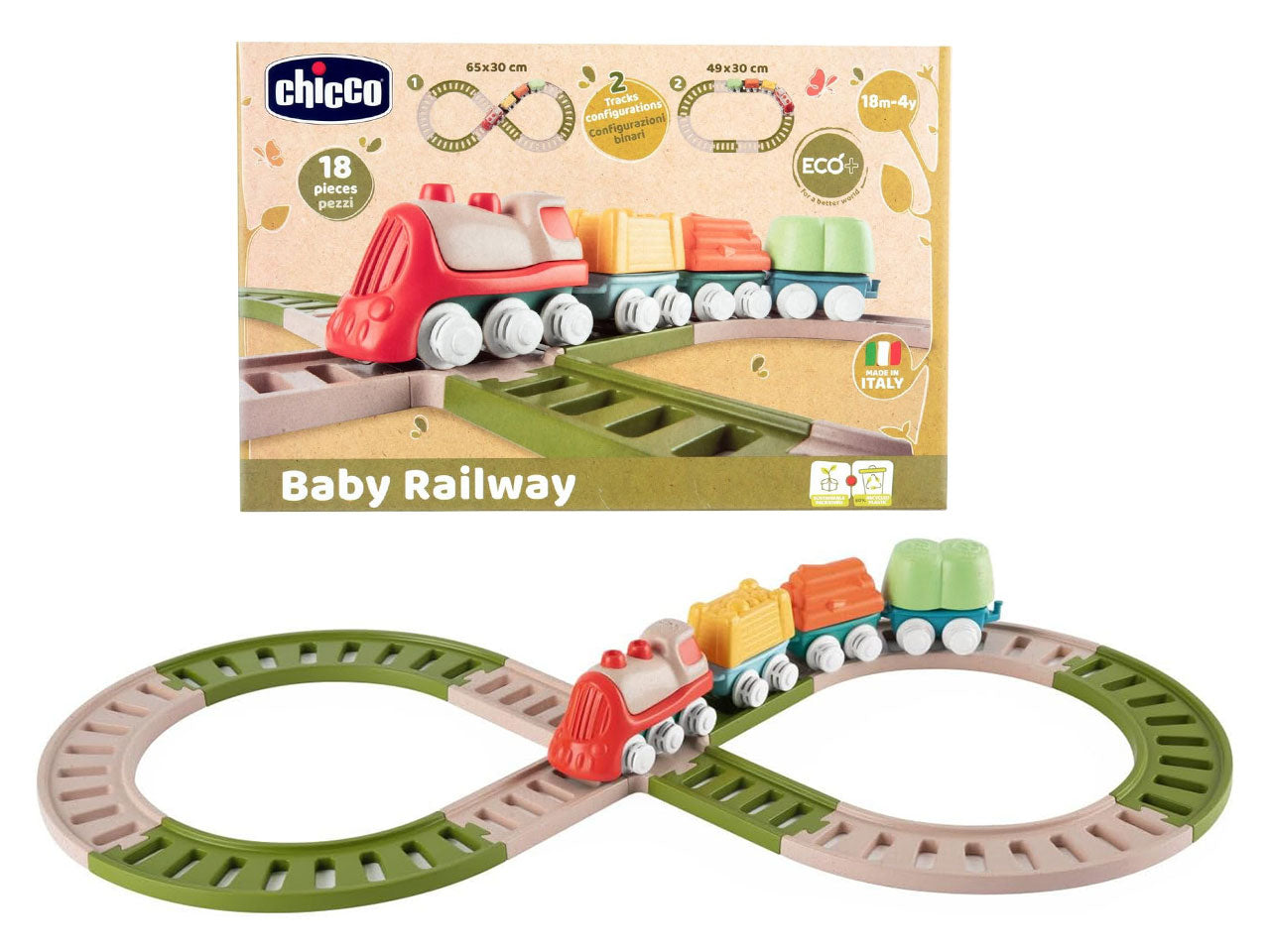 Chicco Trenino per Bambini Playset con Locomotiva e Binari
