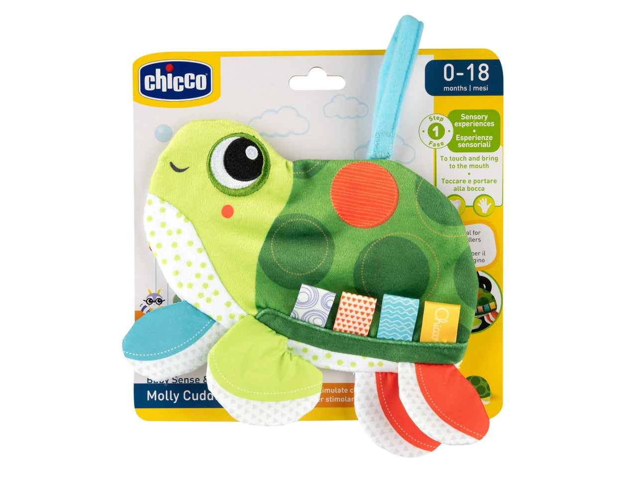 Chicco Molly La Tartaruga Giochino in Tessuto Morbido