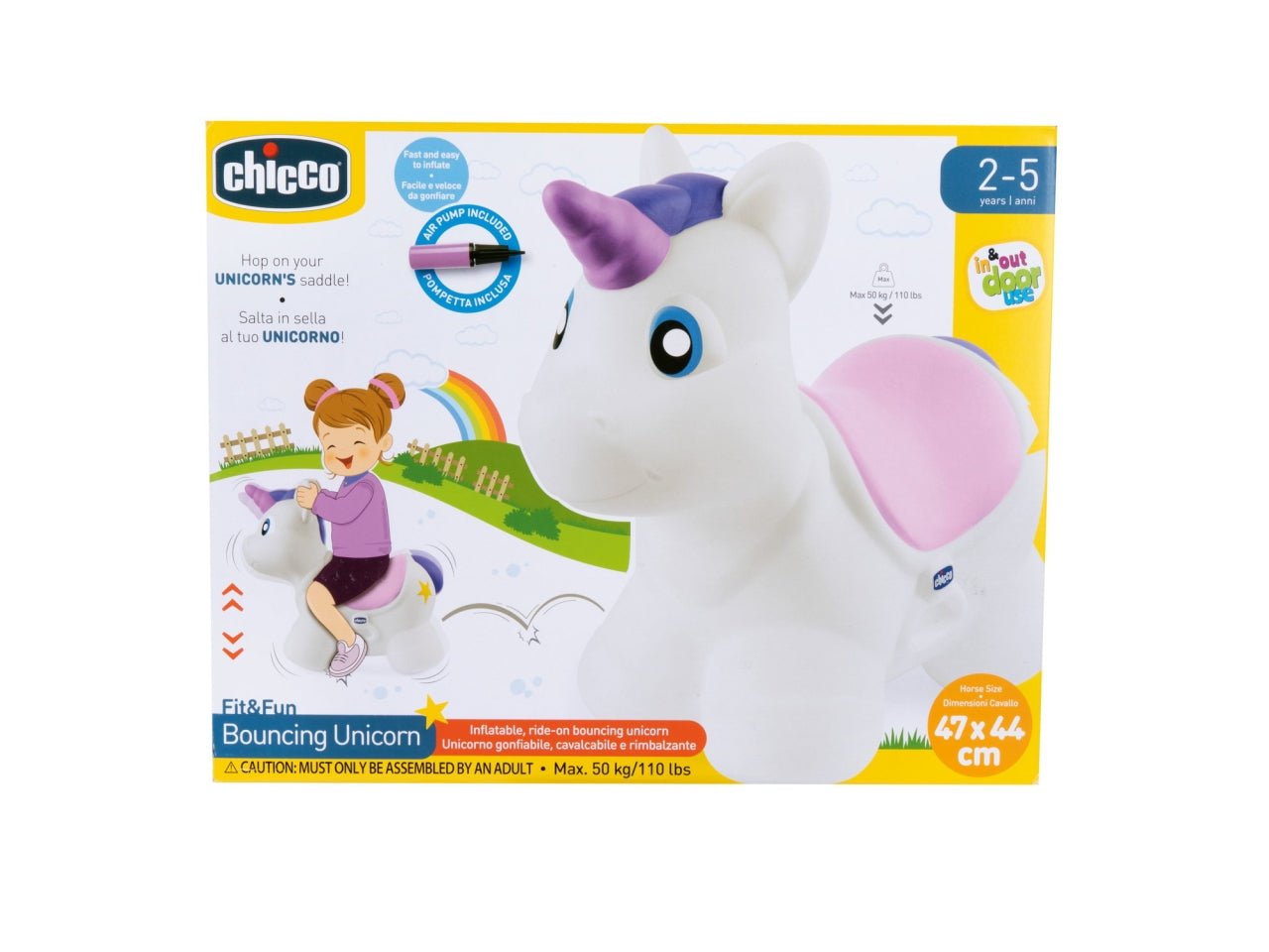 Gioco unicorno gonfiabile