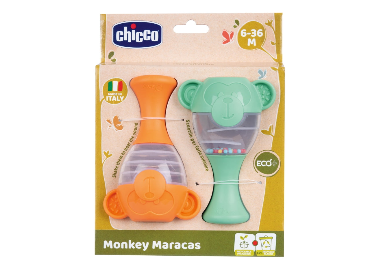 Gioco eco+ maracas scimmie