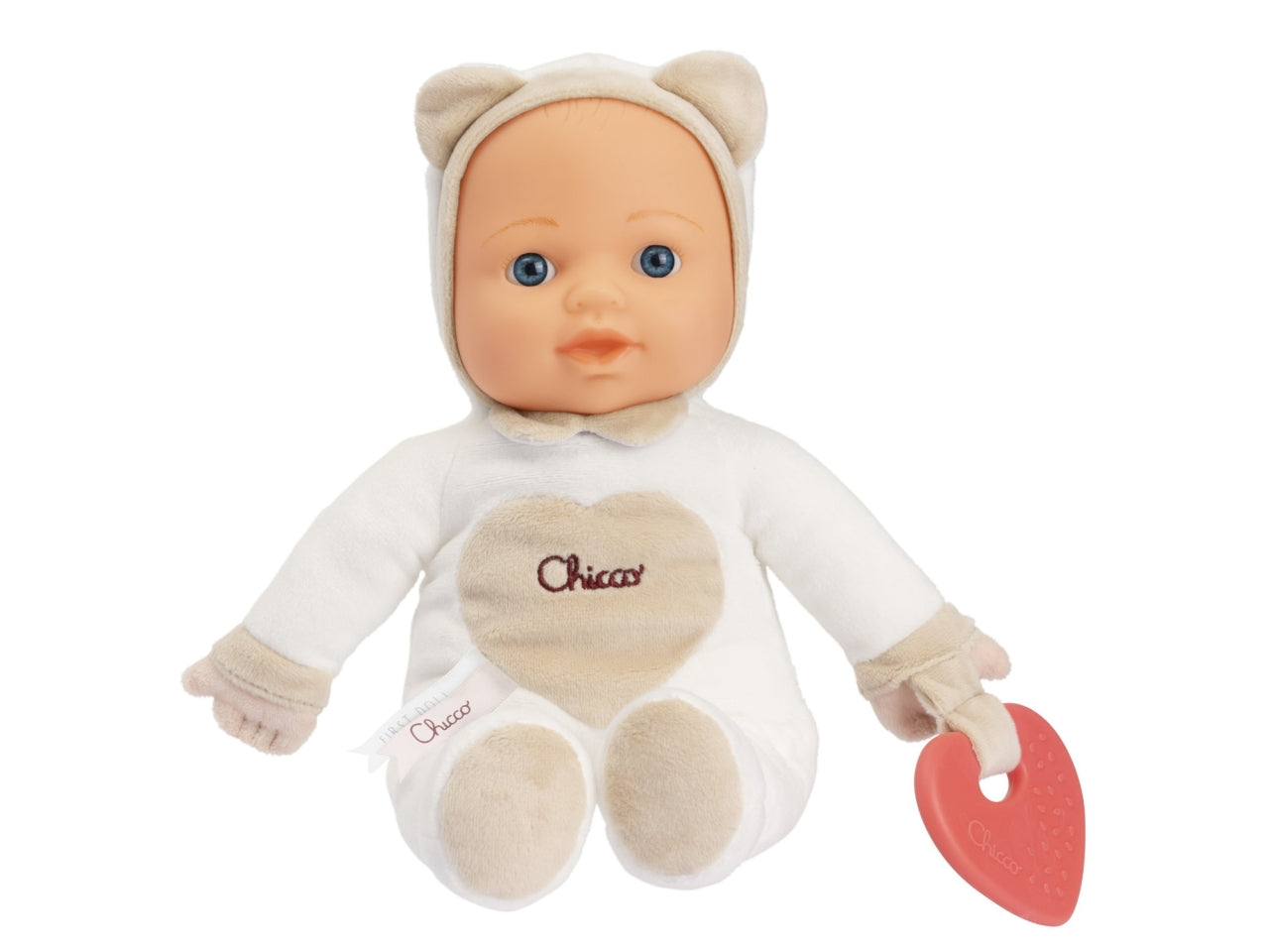 Chicco La Prima Bambola Neutra in Plastica, Età 0+ Mesi, Dimensioni 22x11x30 cm