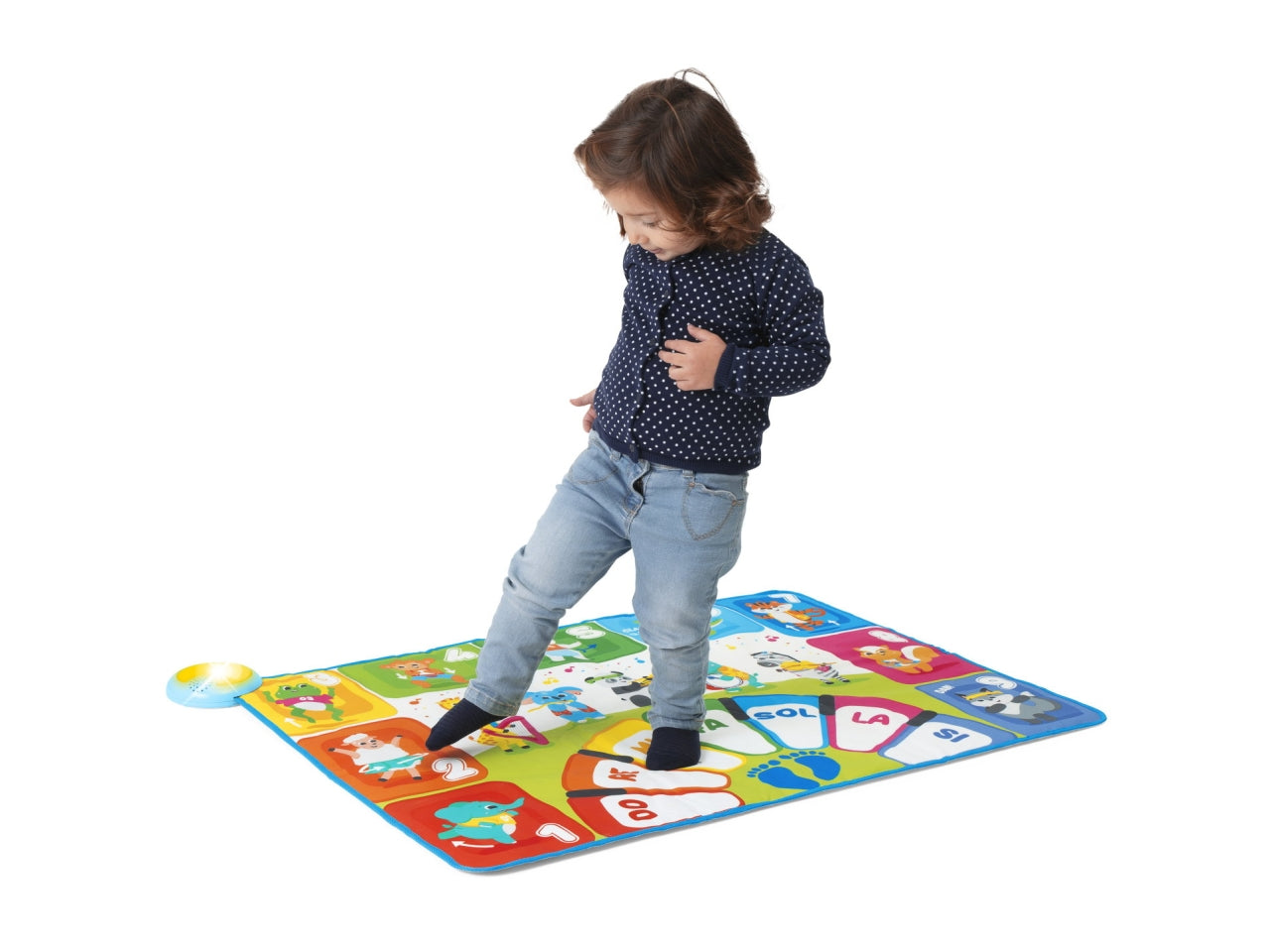 Chicco Tappeto Musicale - Multicolor in Plastica, Età 2-5 Anni, Dimensioni 100x4x70 cm