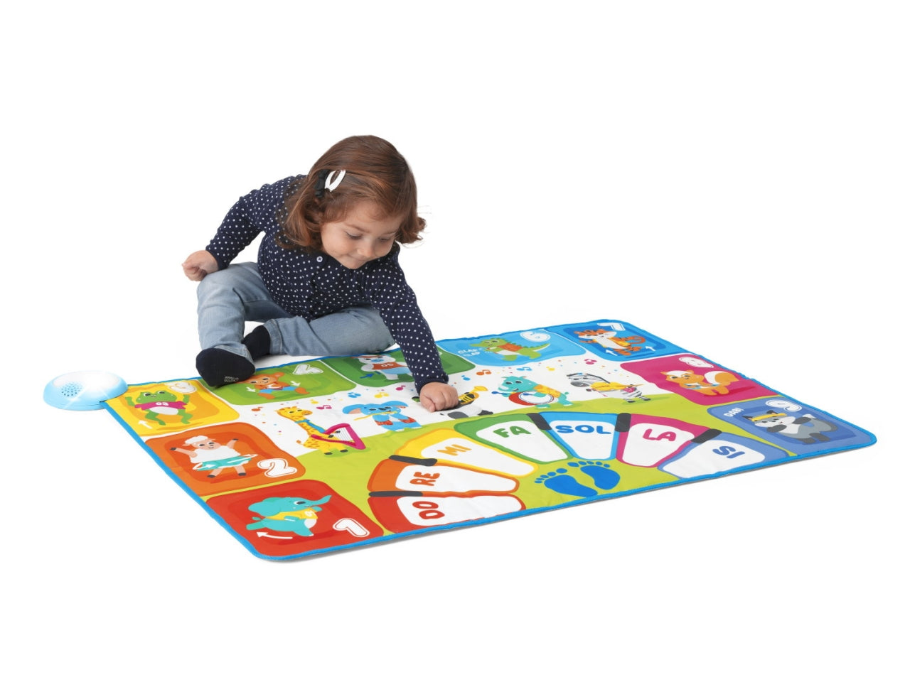 Chicco Tappeto Musicale - Multicolor in Plastica, Età 2-5 Anni, Dimensioni 100x4x70 cm