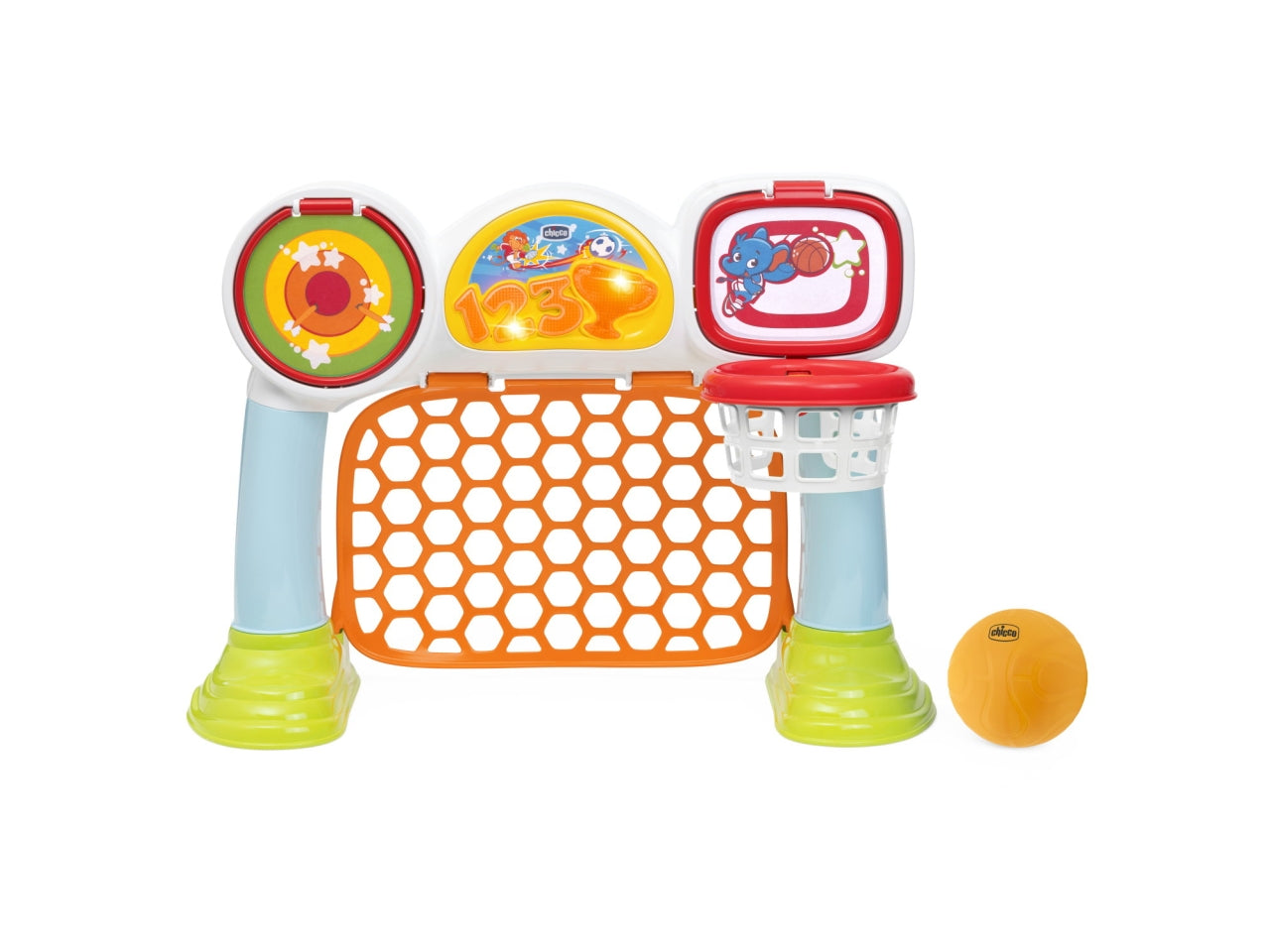 Chicco Multisport League - Multicolor in Plastica, Età 2-5 Anni, Dimensioni 54,8x24,5x43,2 cm