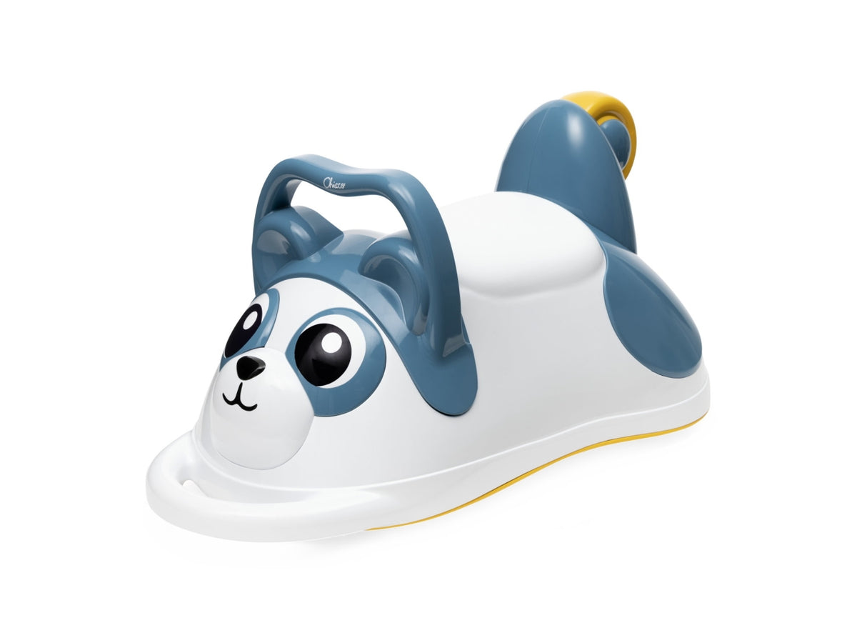 Chicco 3 in 1 Panda - Bianco e Blu in Plastica, Età 18 Mesi-3 Anni, Dimensioni 55x30,6x28 cm $
