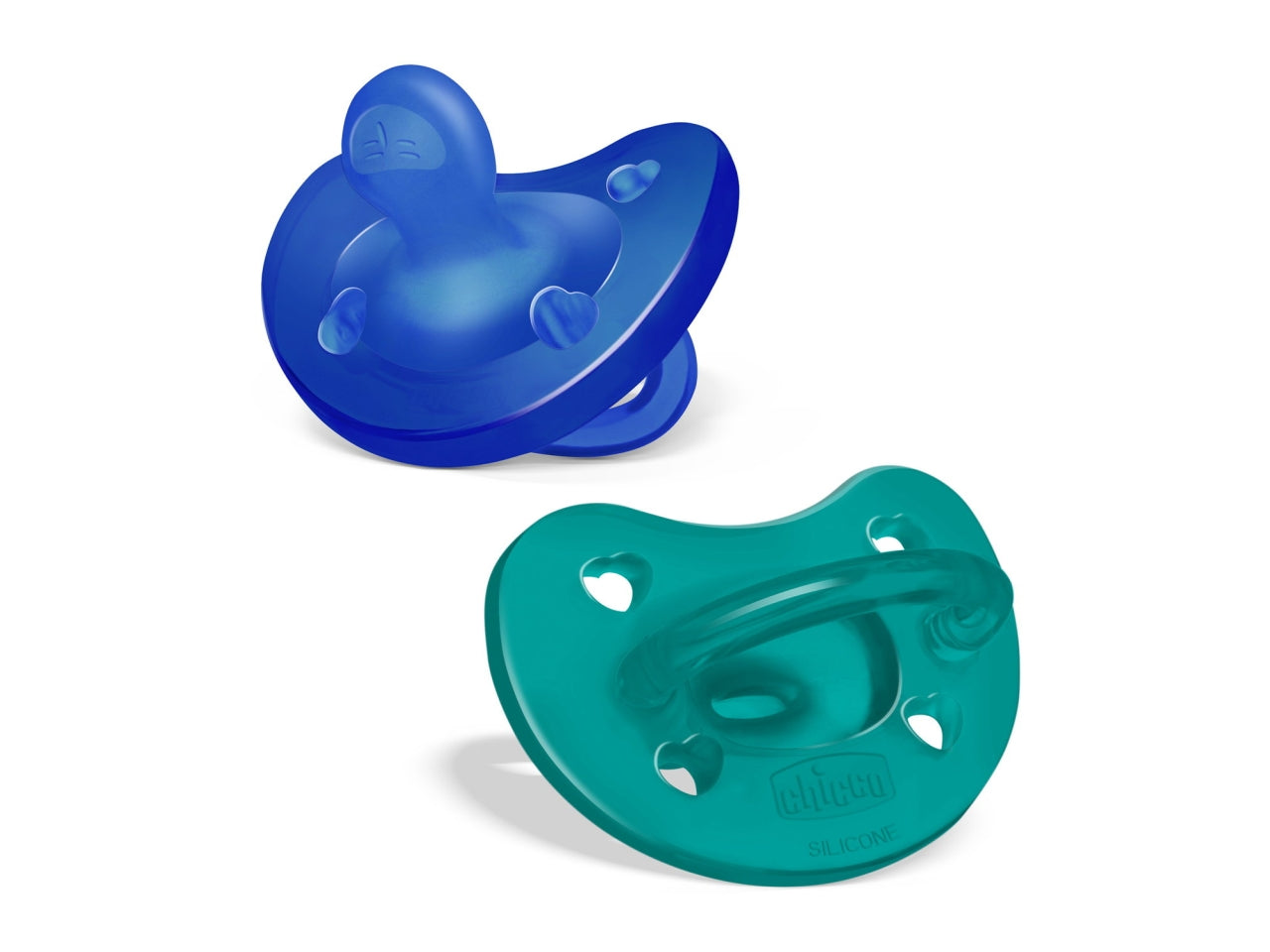 Set di 2 gommotti physio soft azzurro 16-36m, Adatto per 16-36 mesi Chicco