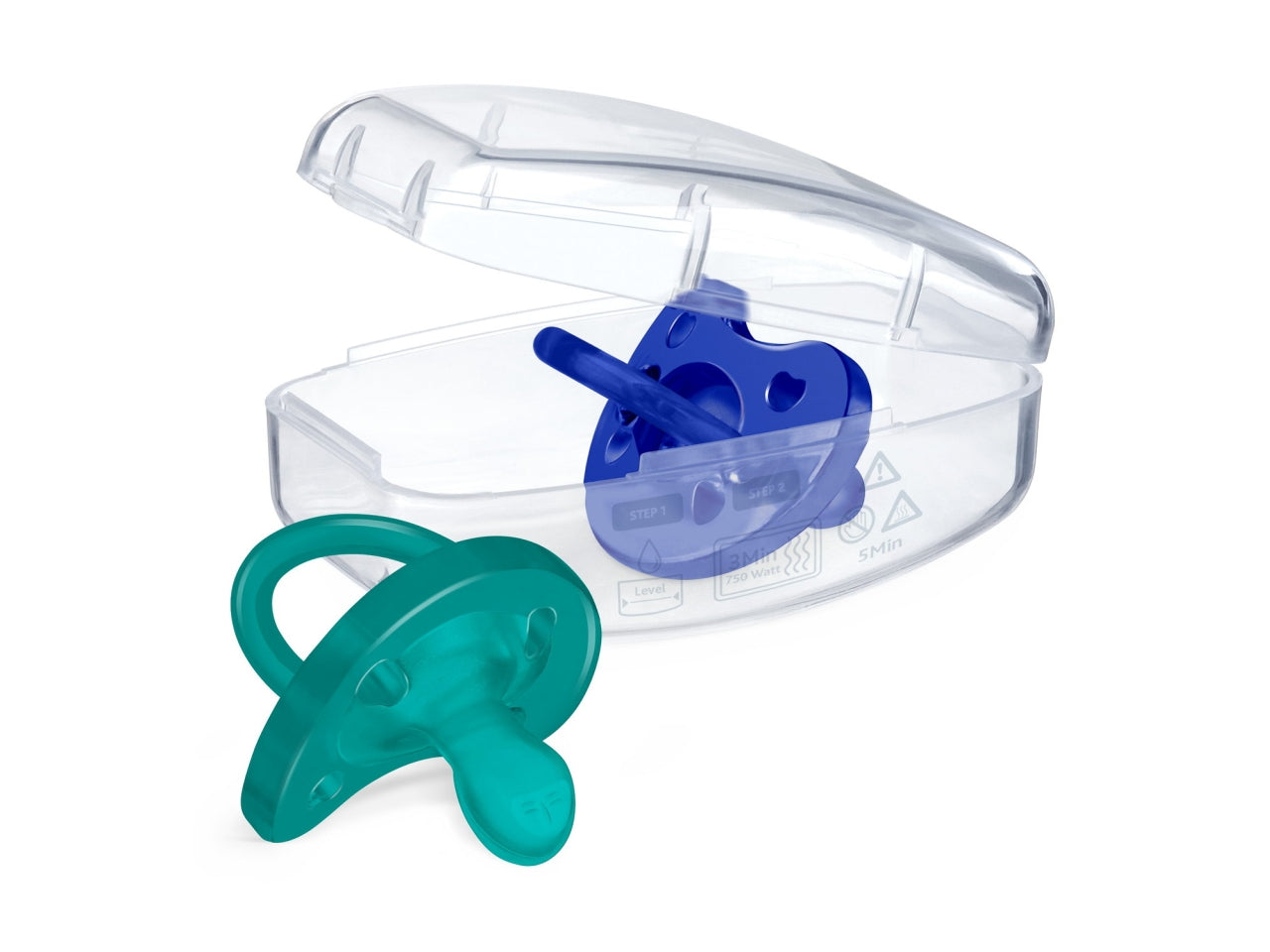 Set di 2 gommotti physio soft azzurro 16-36m, Adatto per 16-36 mesi Chicco