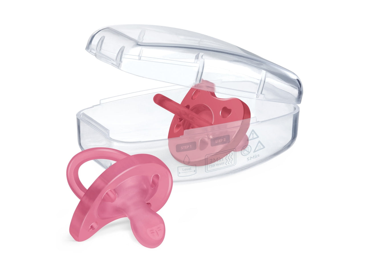 Set di 2 gommotti physio soft rosa 16-36m, Adatto per 16-36 mesi | Chicco