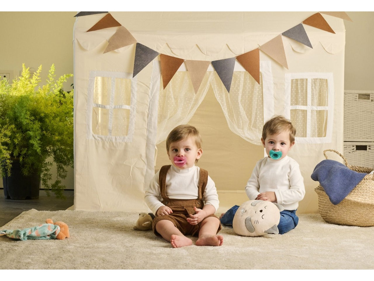 Set di 2 gommotti physio soft azzurro 6-16m, Adatto per 6-16 mesi Chicco