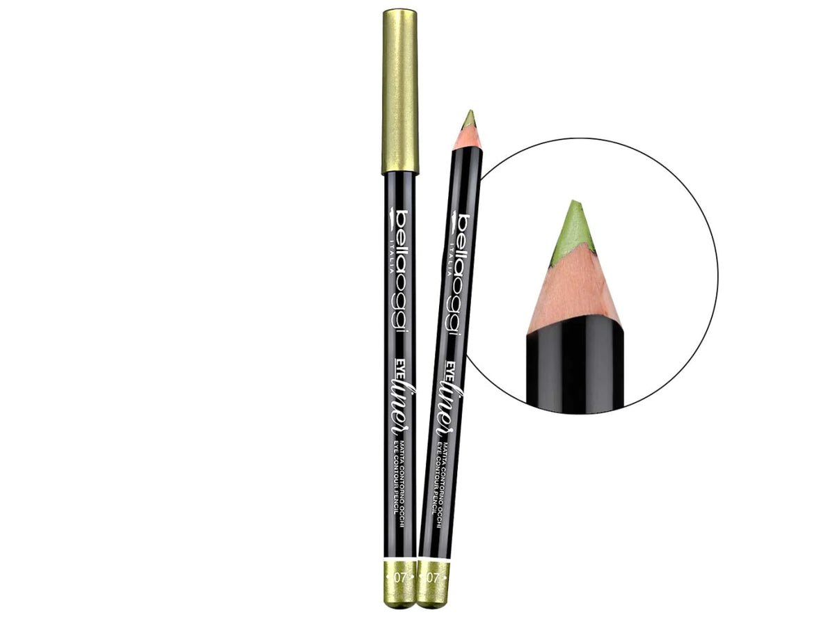 Matita Contorno Occhi Eye Liner - Tratto preciso e tenuta perfetta - Green - Bellaoggi