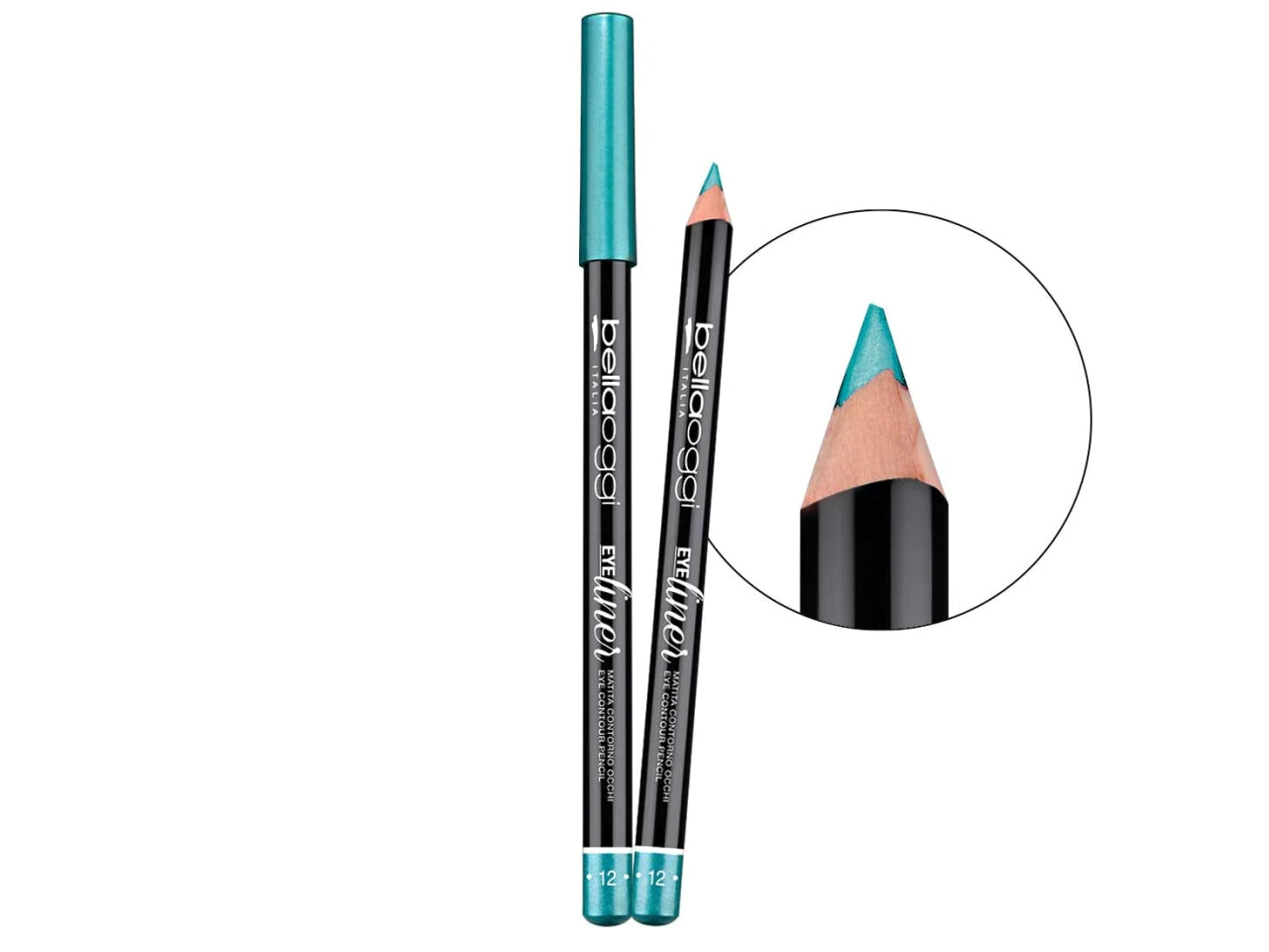 Matita Contorno Occhi Eye Liner - Tratto preciso e tenuta perfetta - Turchese - Bellaoggi