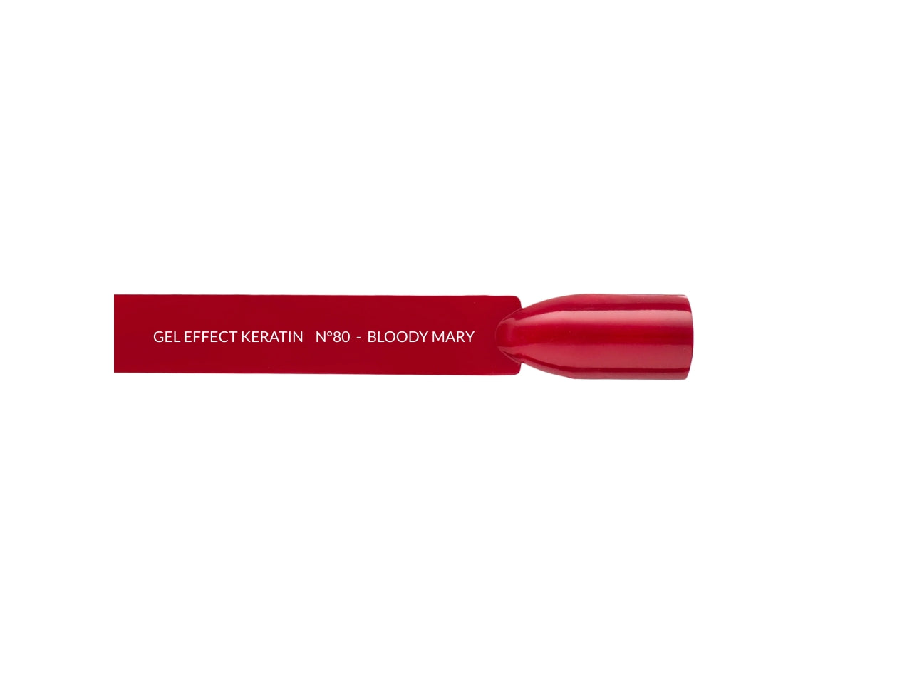 Smalto Gel Effect con Cheratina - Colore e Gloss Senza UV - Bloody Mary - Bellaoggi
