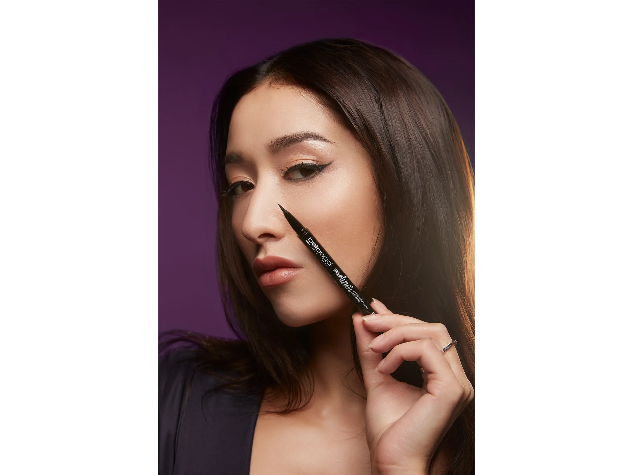 Eyeliner Pennarello Dream Liner - Tratto preciso e no transfer - Black Widow - Bellaoggi