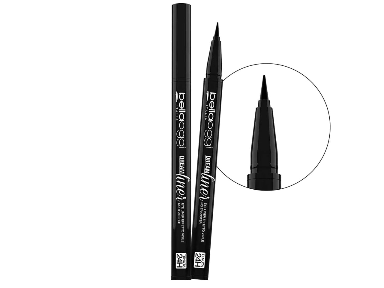 Eyeliner Pennarello Dream Liner - Tratto preciso e no transfer - Black Widow - Bellaoggi