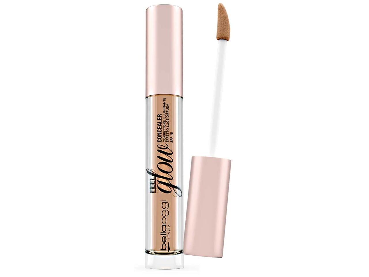 Correttore Liquido Feel Glow Concealer - Formula Paraben Free - Glowing Sand - Bellaoggi