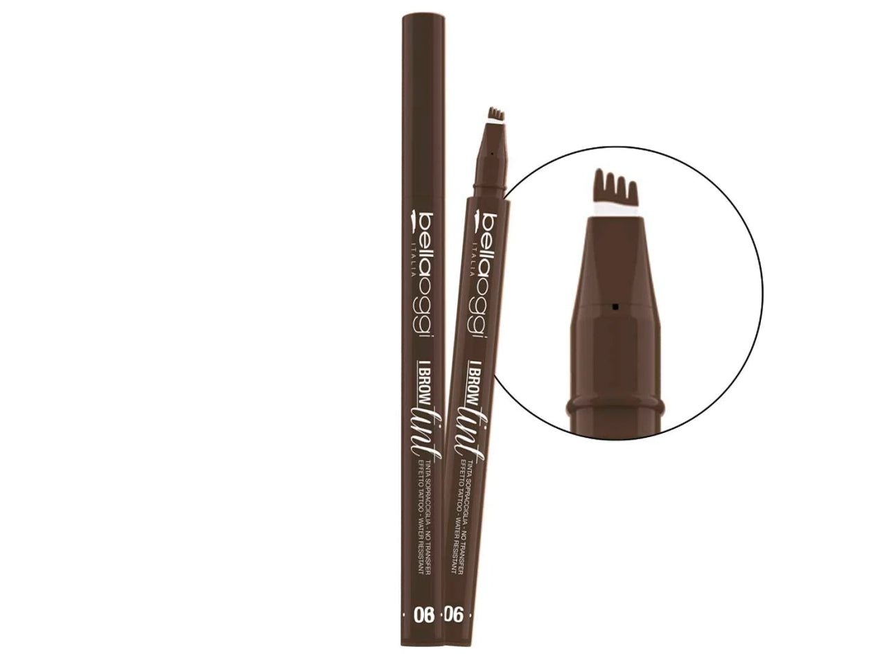 Pennarello Sopracciglia - Tratto Sottile e Naturale - Coffee Brown - Bellaoggi