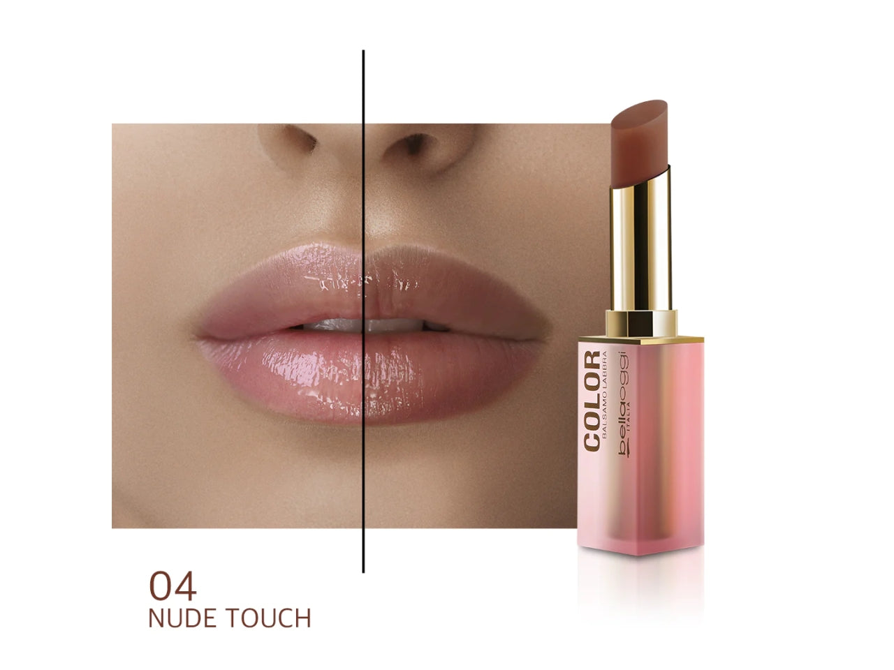 Balsamo labbra rivelatore di colore Nude Touch - Bellaoggi