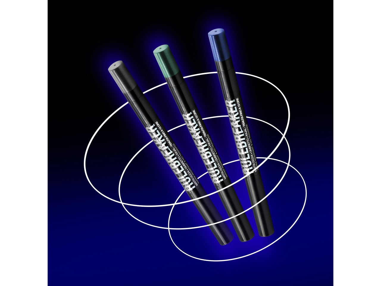 Matita Occhi 3in1 - Eyeliner, Kajal, Ombretto-Rule Breaker - Nero - Bellaoggi