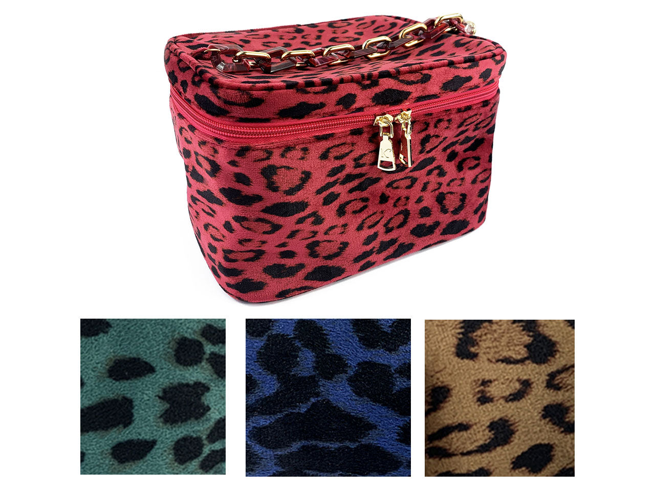 Beauty case le kikke velvet animalier