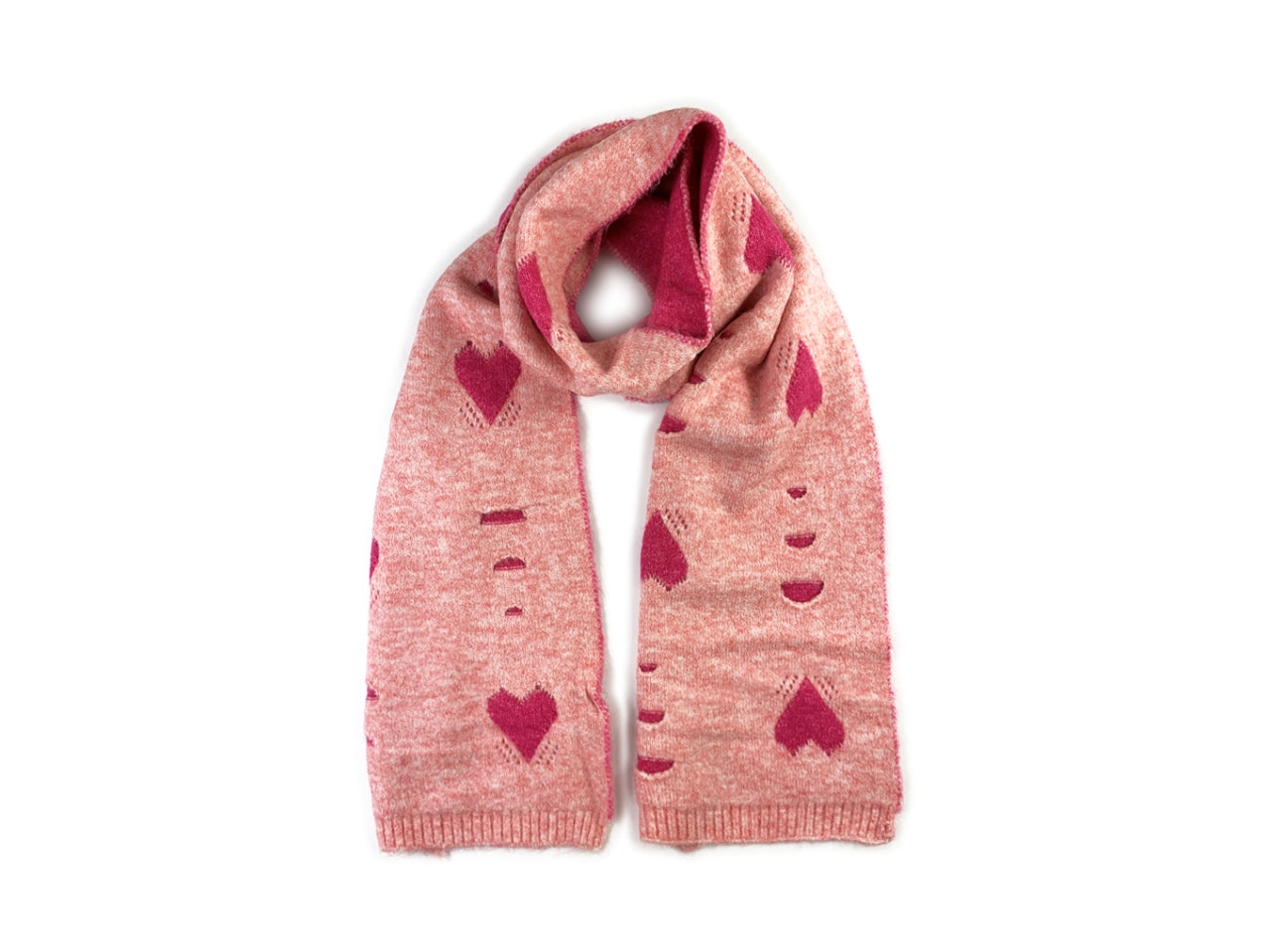 Sciarpa bimba le kikke con cuori