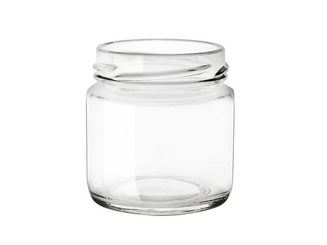 Vaso in vetro cc.106 imboccatura d.53mm $