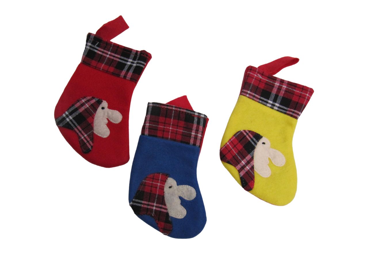 Calzina linda in velluto con befana misura h.16cm