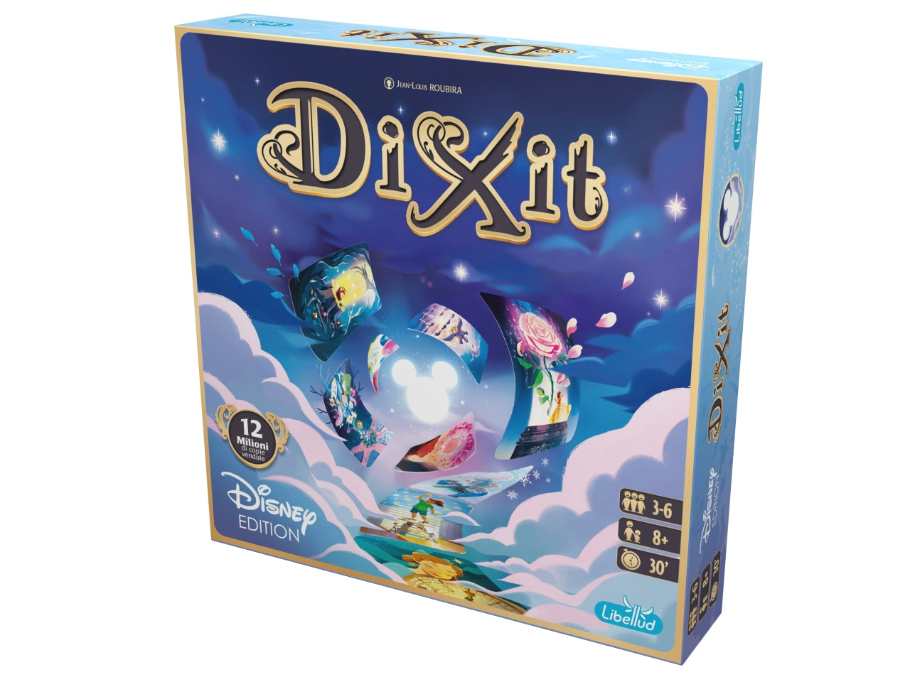 Dixit Disney: Avventura di Fantasia e Immaginazione con Personaggi Disney, per 3-6 Partecipanti, Dai 8 Anni in su, Versione Italiana - Asmodee