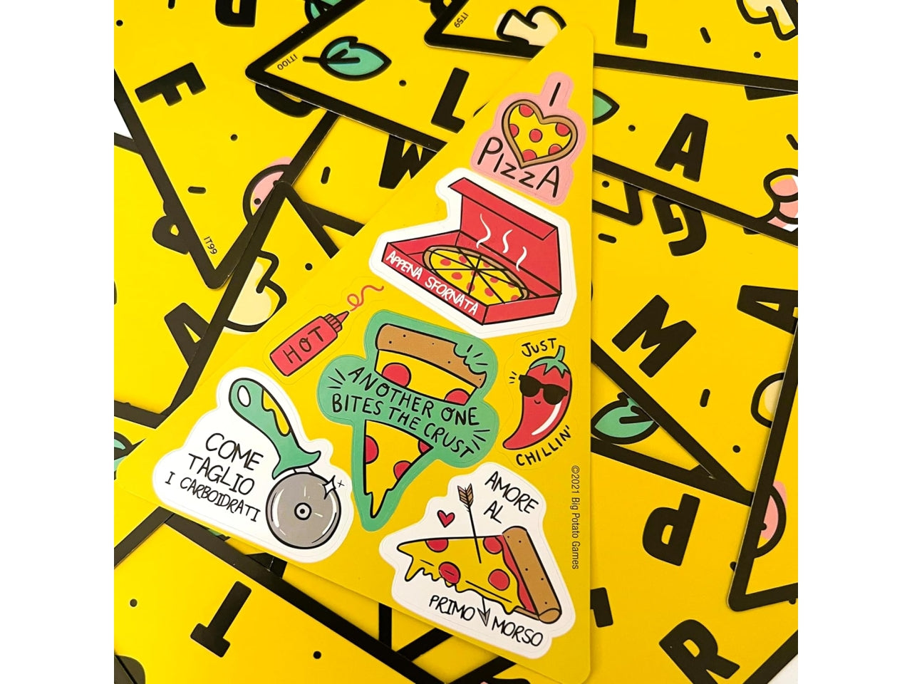 P per Pizza, gioco di carte da 2 a 4 giocatori per ragazzi di 8+ anni - Asmodee