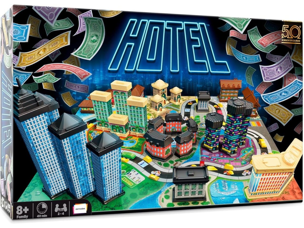 Hotel, gioco da tavolo da 2a 4 giocatori, età 8+ anni - Asmodee