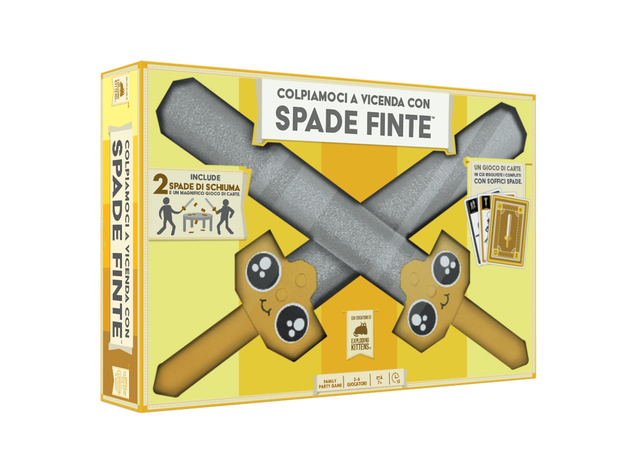Gioco da Tavolo Colpiamoci a Vicenda con Spade Finte, 10+ Anni, 2-6 Giocatori, Edizione in Italiano | Asmodee