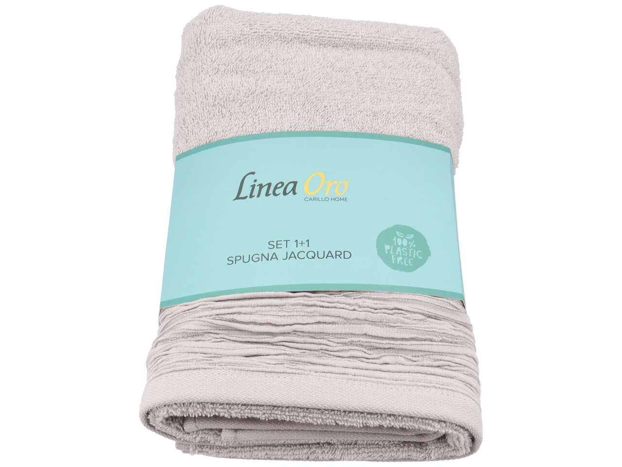 Bruges set 1+1 spugna jacquard assortiti