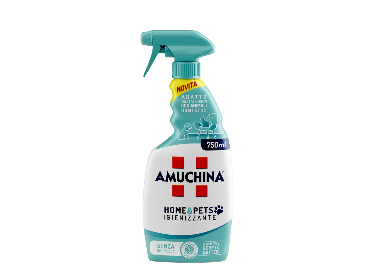 Amuchina igienizzante no risciacquo pets 750ml$