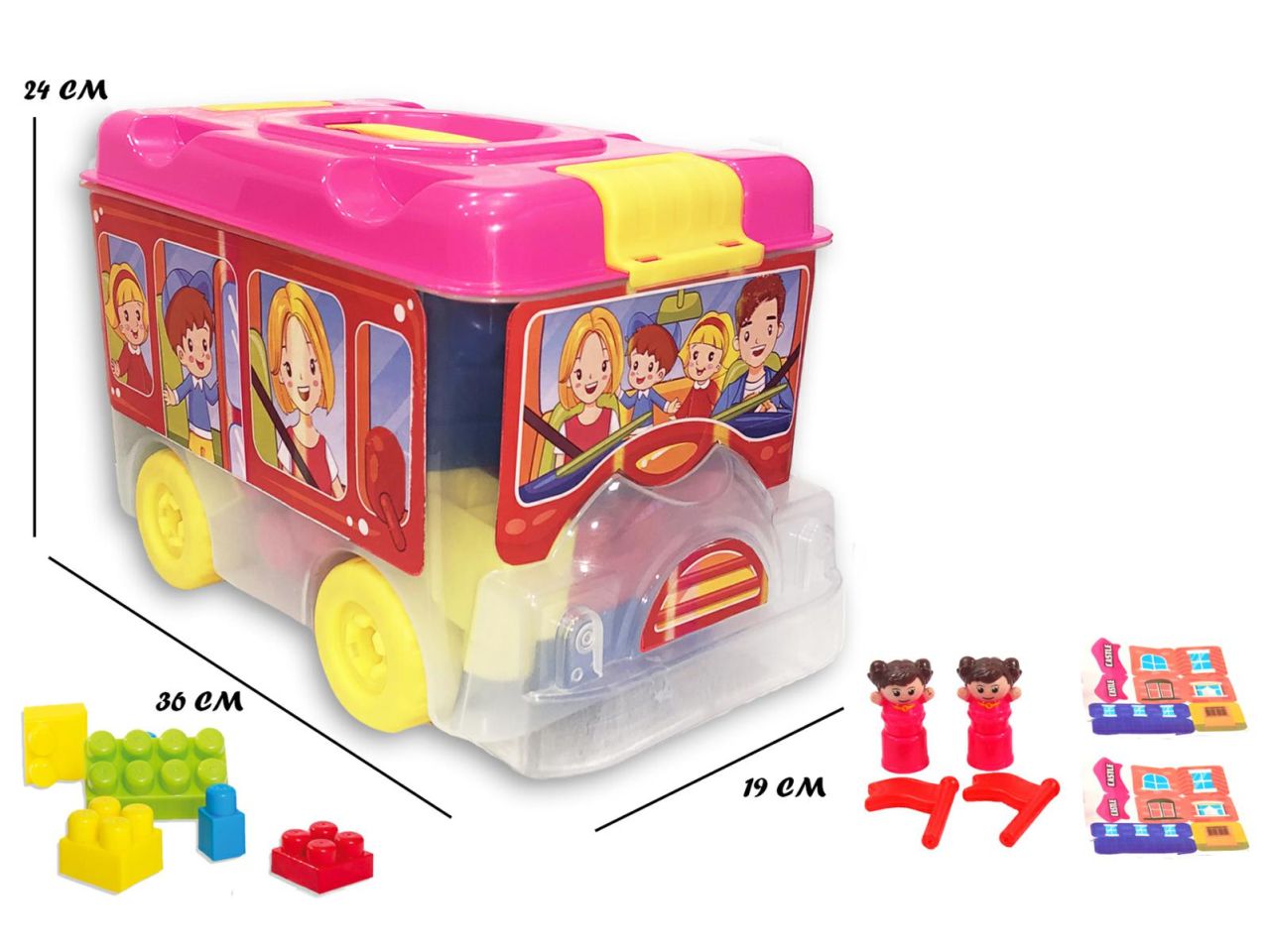 Camper blocks costruzioni con personaggi