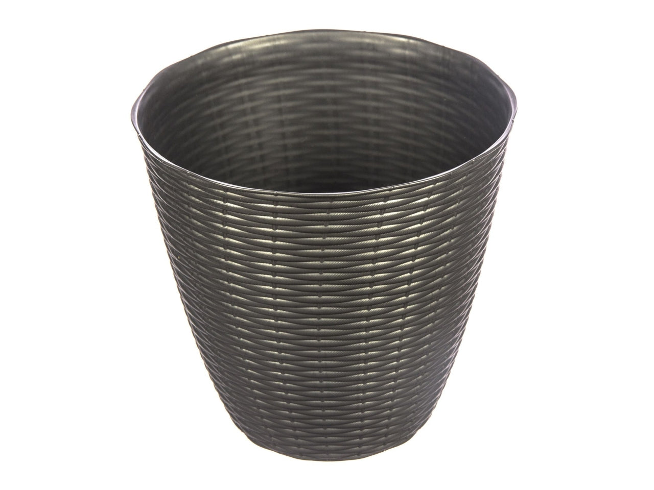 L.paglia antracite portavaso d19xh17,6cm34019