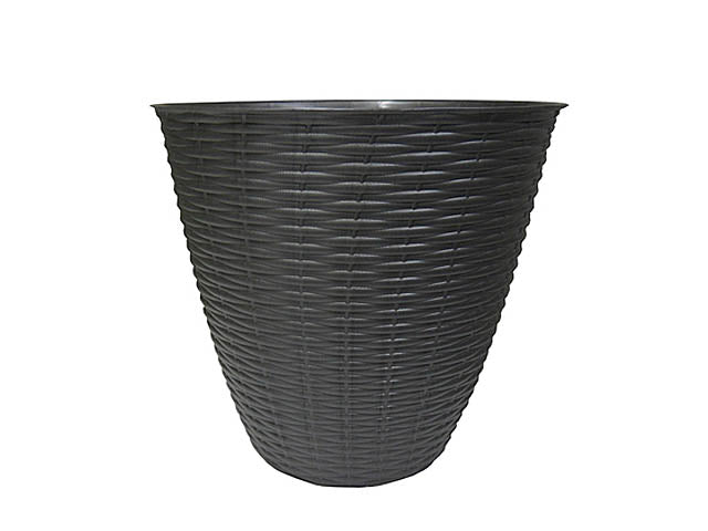 L.paglia antracite portavaso d14xh13cm 34014