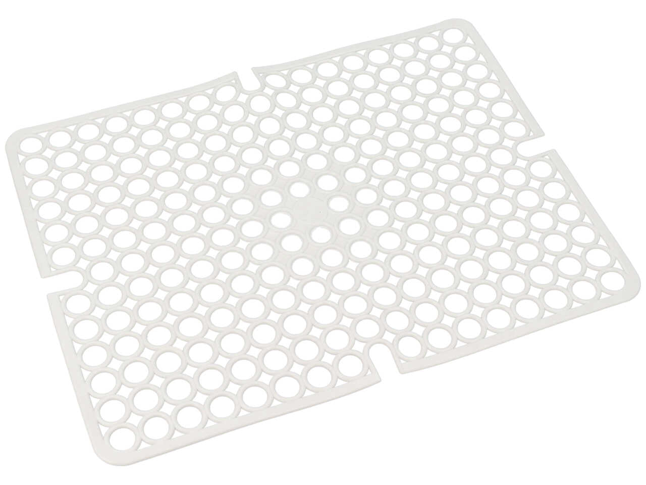 Tappeto per lavello 3 pezzi bianco