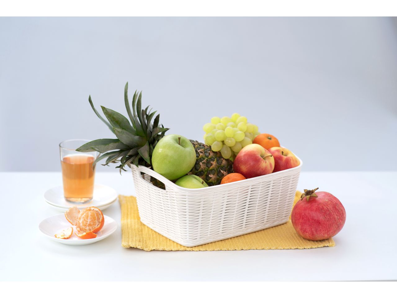 Contenitore la canestrina colore panna