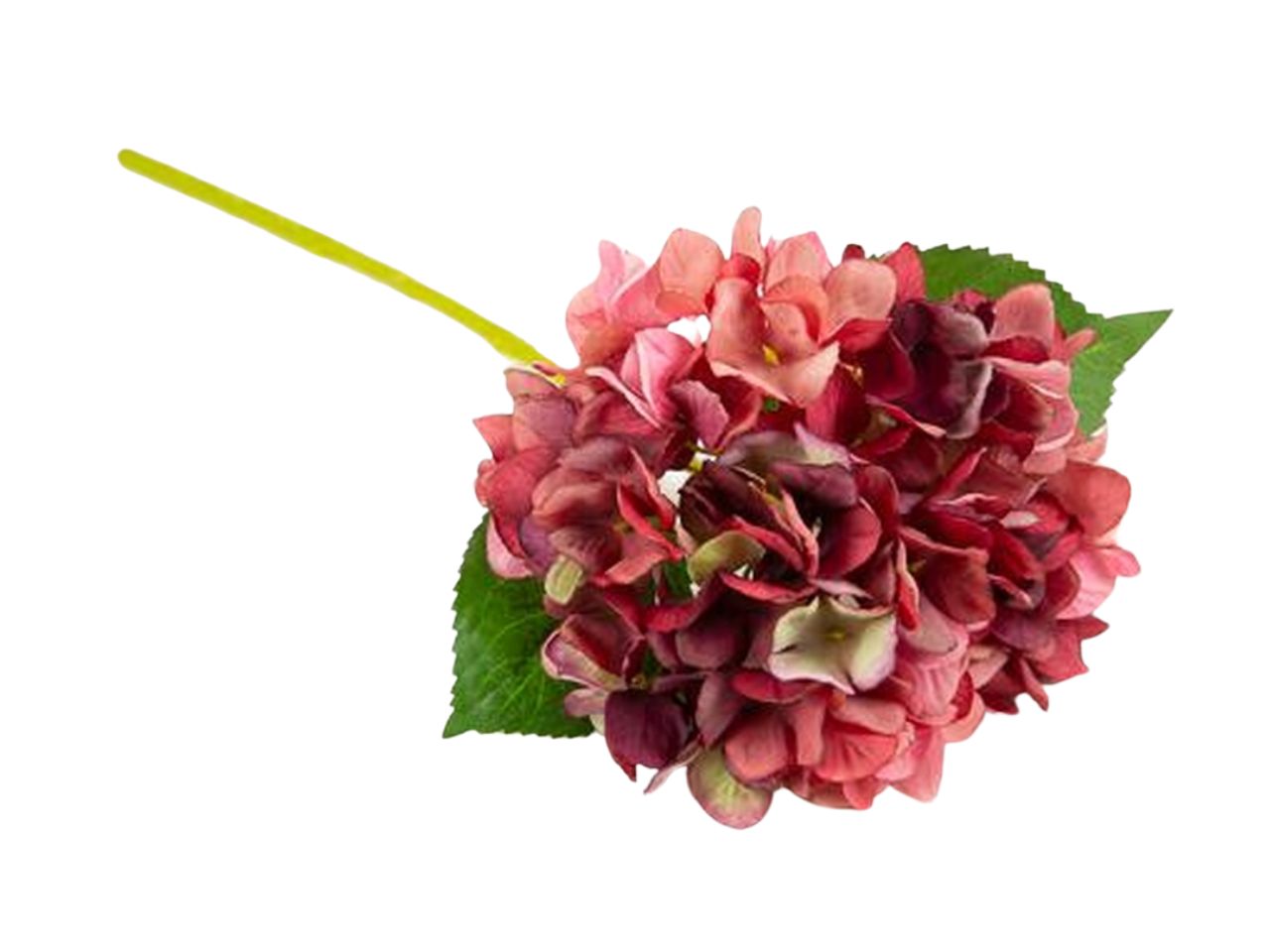 Ramo ortensia 14x35hcm bordeaux